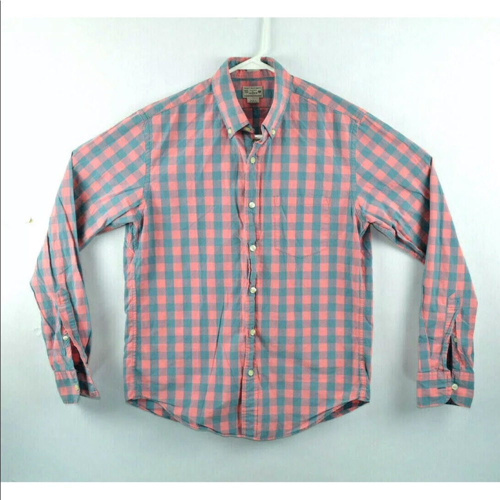 J Crew Slim Fit Long Sleeve Button Down Shirt